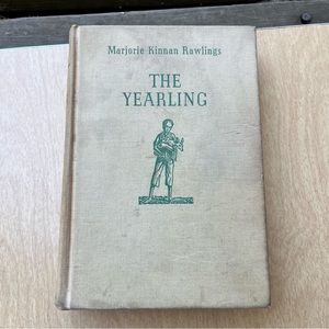 The Yearling Hardcover Vintage 1939 Book By Marjorie Kinnan Rawlings